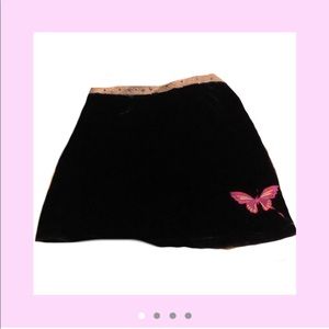 Dollskill Club Exx Butterfly Embroider Mini Skirt